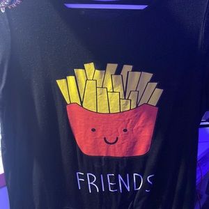 A cute fry teeshirt that says “Friends”